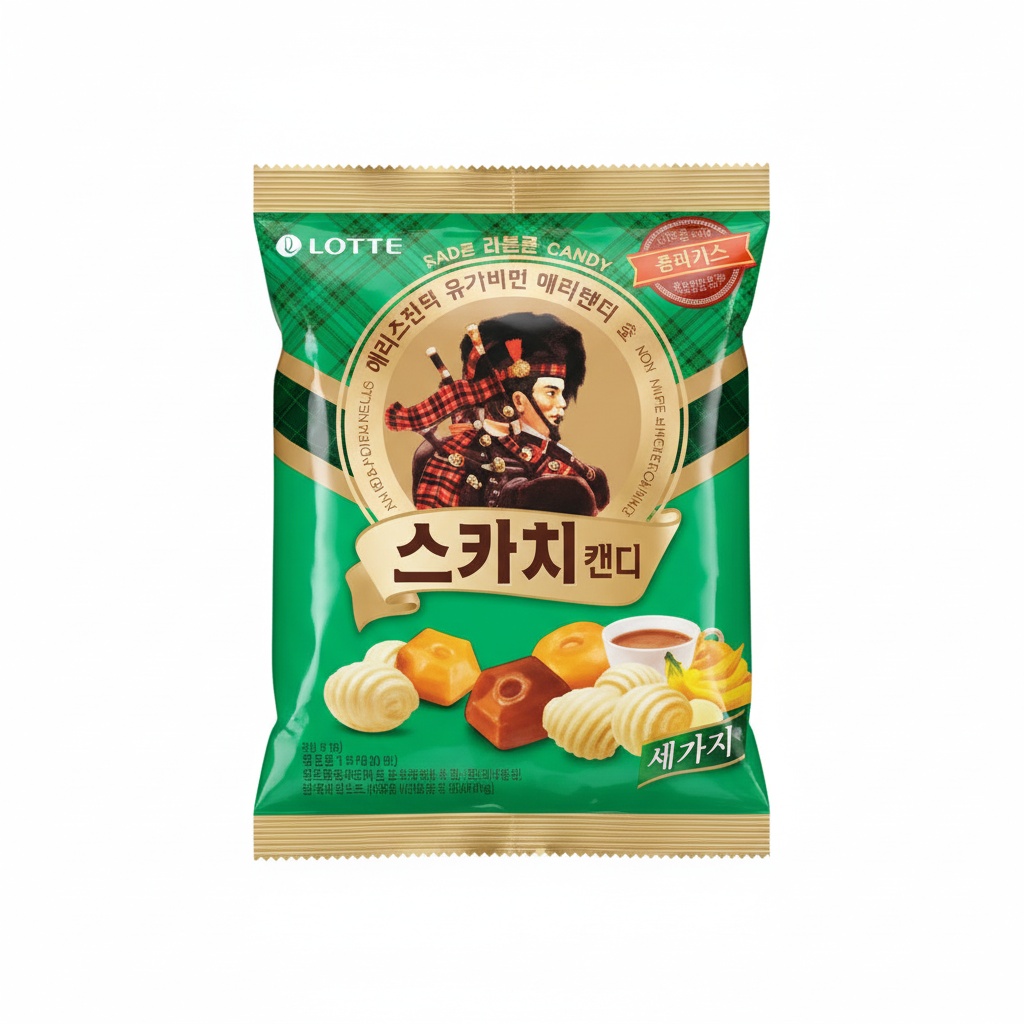 [ロッテウェルフード]ロッテ スコッチキャンディ 三種類の味 317g (パッケージはランダム発送)