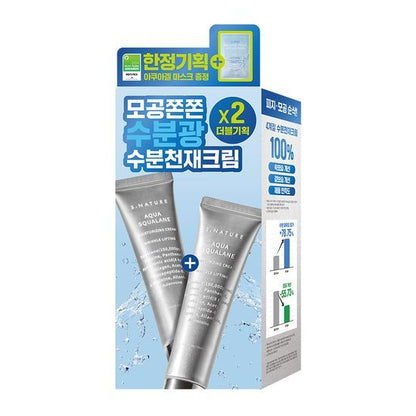 9位 【エスネイチャー】 アクア スクアラン モイスチャー クリーム 60ml+60ml