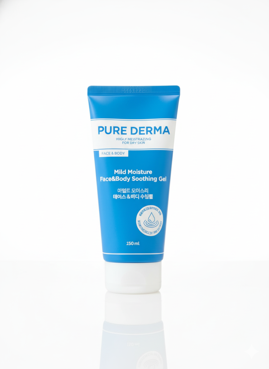 [オンザボディ] ピュアダーマ マイルドモイスチャー フェイス＆ボディスージングジェル 150 ml