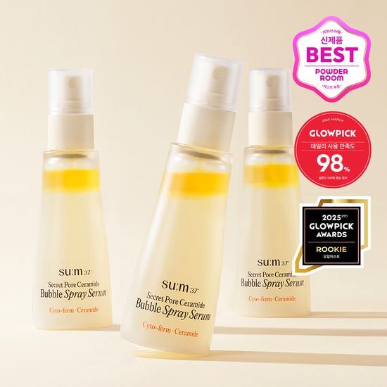 【スム37】 シークレット 毛穴 セラマイド バブル オイル エッセンス ミスト 60ml