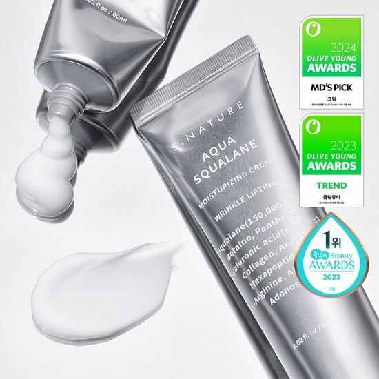 【エスネイチャー】 アクア スクアラン モイスチャー クリーム 60ml+30ml
