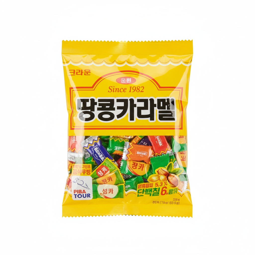 [クラウン]ピーナッツキャラメル 324g