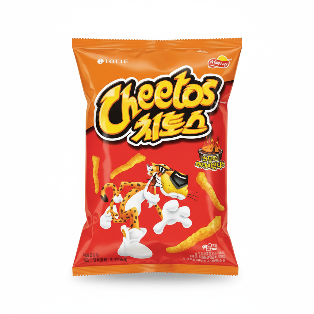 [ロッテウェルフード] ロッテ チートスバーベキュー味 164G