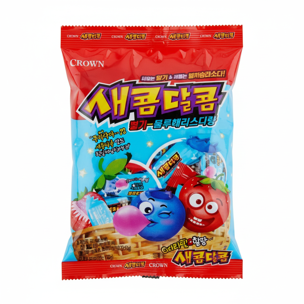 [クラウン]甘酸っぱいイチゴブルーベリーソーダ 200g