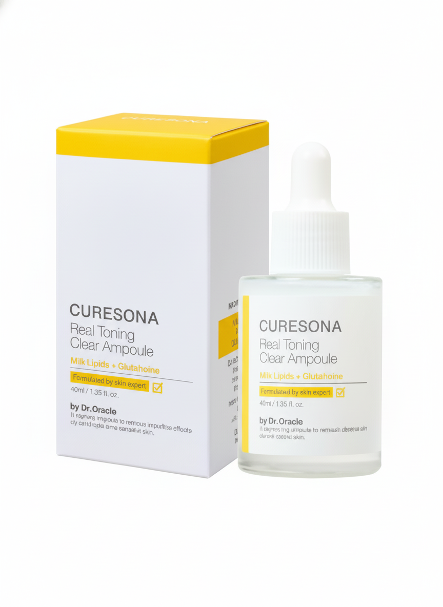 [ドクターオラクル] キュアソナ リアルトーニングクリアアンプル 40 ml